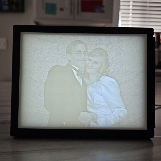 HD Monocolor Lithophane Display